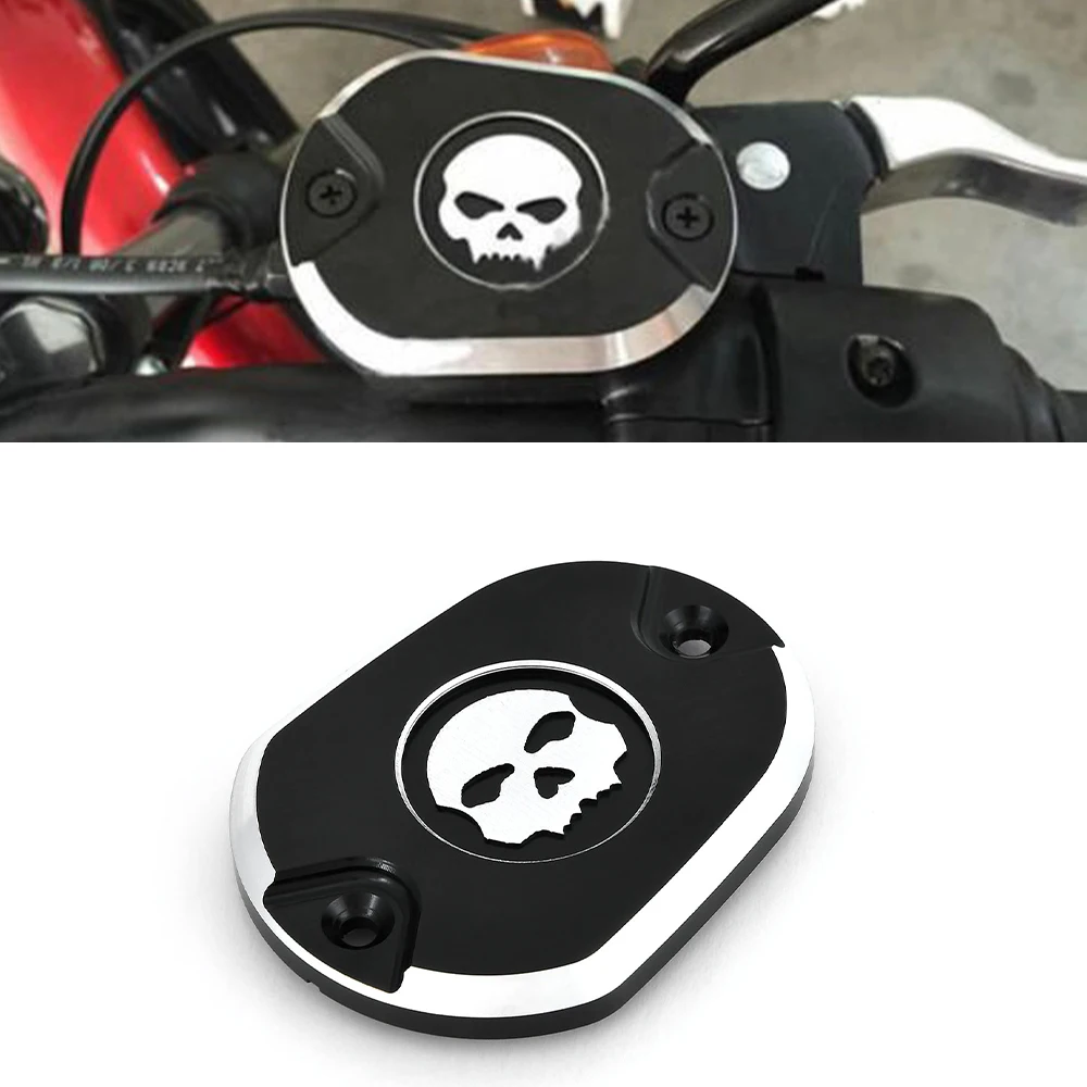 Motorcycle Fluid Reservoir Cap Front Brake Master Cylinder Cover Accesso... - $22.21