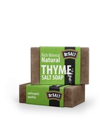 Dr.Salt Rich Mineral Natural Thyme Salt Soap (2 Bars) Facial Rashe Varic... - £8.70 GBP