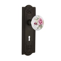 Nostalgic Warehouse 711239, Oil Rubbed Bronze Meadows Plate with Rose Po... - $297.99