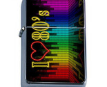 80&#39;s Theme D1 Windproof Dual Flame Torch Lighter I Love 80&#39;s - $16.78