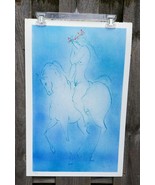 Laszlo Dus Lady Godiva Signed numbered Lithograph Horse - £22.40 GBP