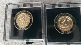 Three Vintage Order of Hermann Sons Texas 50 (1) &amp; 60 (2) Year Lapel Pins (ut1) - £12.65 GBP