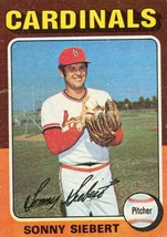 1975 Topps Mini Sonny Siebert 328 Cardinals EX - £0.79 GBP