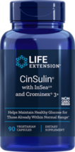 MAKE OFFER! 3 Pack Life Extension CinSulin with InSea2 Crominex 3 blood sugar image 1