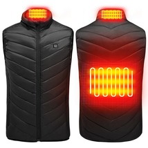 2Pcs Heated Jacket Fashion Men Women Coat Intelligent USB Electric Heating Therm - £54.68 GBP