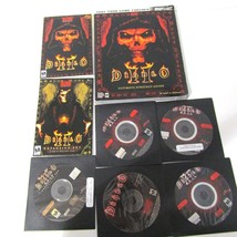 Diablo 2 &amp; Expansion Set Win 98 PC Blizzard Manuals Strategy Guide Fantasy - £21.04 GBP