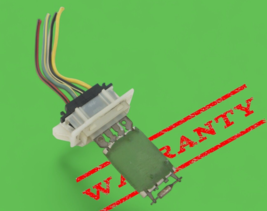 vw volkswagen jetta mk5 eos golf heater blower motor fan resistor w/ plug oem - £26.62 GBP