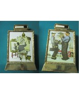 NORMAN ROCKWELL 1950s DECANTER NEW IN BOX DAMAGED CORK 10X 6&quot;  ^^^ - $86.40 CAD