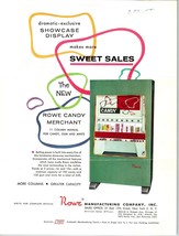 Rowe Candy Vending Machine Flyer Promo Artwork 8.5&quot; x 11&quot; Vendor Hershey... - $32.30