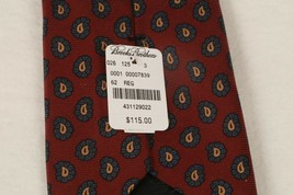 Polo Ralph Lauren Mens Silk Christmas Tie Green Burgundy Plaid Embossed ... - $30.51