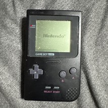 Nintendo Game Boy Pocket MGB-001 - BLACK Testing Working No Battery Cover - $39.60