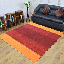 Rugsotic Carpets Hand Knotted Loom Wool Square Area Rug Contemporary - £156.44 GBP+