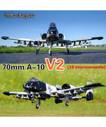 FMS 70mm Ducted Fan EDF Jet A-10 A10 V2 Twin Engine with Gyro 6CH 6S EPO... - $612.04