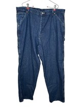 Wrangler Men&#39;s Jeans Authentic Boys Carpenter Straight Fit Cotton Blue 4... - $24.12