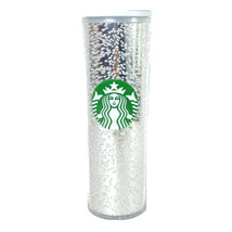 Starbucks Holiday 2020 Silver Effervescent Bubbles Hot Tumbler Cup 16oz NEW - £25.17 GBP