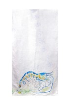 Betsy Drake Blue Shrimp Beach Towel - £47.68 GBP