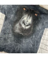 The Mountain Gorilla Face  Men&#39;s 2XL T-Shirt Black Tie Dye 100% Cotton M... - £24.69 GBP