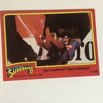 Superman II 2 Trading Card #68 Christopher Reeve  - $1.97