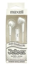 Maxell Jelleez Earbud w/ Microphone Soft Comfortable Fit - Noise Isolati... - $11.87