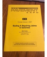 National Pavement Expo B-16 Sealing &amp; Repairing Joints In Concrete Ships... - $816.28 MXN