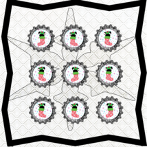 BottleCap B8-Stocking-Jewelry Tag-Clipart-Gift Tag-Holiday-Digital Clipart - $1.25