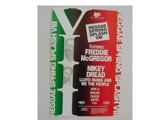 Freddy Mcgregor and Mikey Dread Concert Posters- show original title ...