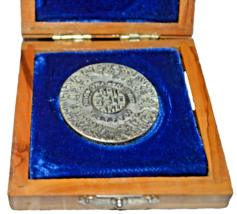 MASADA We Shall Remain Free Men, State Of Israel Judaica 45mm Bronze Medal in Ol - £39.96 GBP
