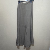 Samuel Dong TENCEL Pants Wide Leg High Waist TAUPE SZ XS NEW - $53.55