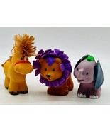 Fisher Price Little People Touch and Feel Horse Elephant Lion Lot of 3 A... - £12.57 GBP