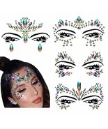 Festival Clothing Rave Accessories Face Jewels Gems Stickers Carnival Me... - £18.73 GBP