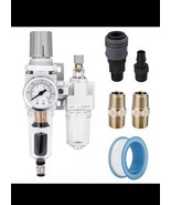 1/4&quot; NPT Compressed Air Filter Regulator Lubricator Combo FRL Water/Oil ... - €25,60 EUR