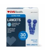 CVS Health Ultra Thin 30 Gauge Lancets, 100 ct - $12.21 CAD