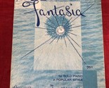 Starlight Fantasia for Solo Piano, June Weybright 1957 Vintage Sheet Music - $8.86