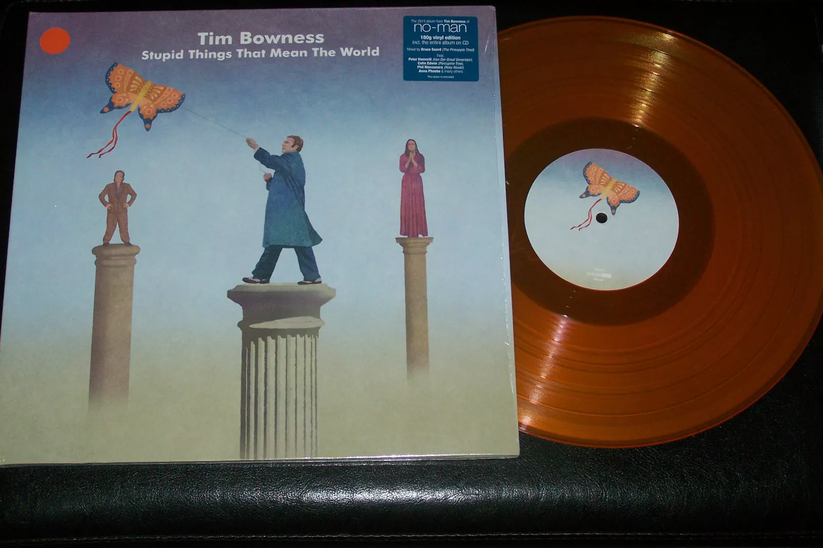 TIM BOWNESS STUPID THINGS THAT MEAN THE WORLD (GATEFOLD ORANGE LP+CD) 10... - $81.18