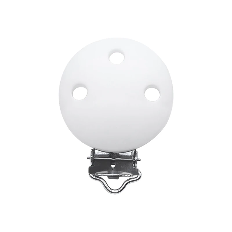 BOBO.BOX 1pcs Silicone Pacifier Chain Clip Holder Round Shaped Silicone ... - $13.94