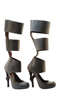 Rare Sold Out Emanuel Ungaro Eel Cutout Boots $1539 8 or9 - £672.65 GBP