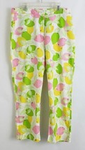 Vintage Lilly Pulitzer Women&#39;s Lemon Lime Citrus Multi-Color Pants Size 8 - £38.72 GBP