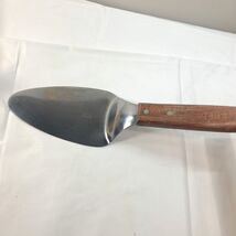 Dexter Poppin Fresh Pies Server Stainless Steel Restaurant Wooden Handle... - $26.00