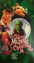 Jim Henson a Very Feliz Muppet Christmas Película VHS 2002 Raro Vintage - $80.04
