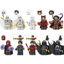 10Pcs Black Moon Knight Minifigures Shang-chi The Ten Rings Magneto Mini Blocks - $22.89