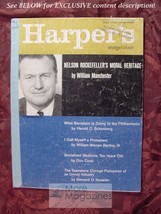 Harper&#39;s May 1959 Jacques Barzun Nelson Rockefeller Harold C. Schonberg - £5.51 GBP