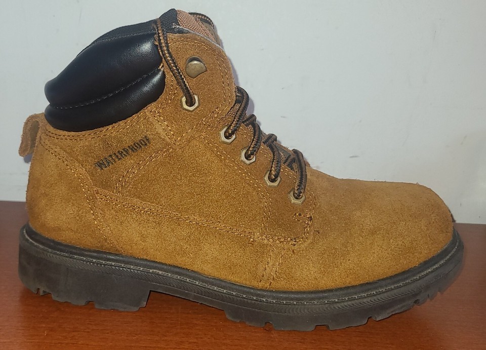 Brahma Men&#39;s Boots 6.5W Bravo Waterproof High Top Lace-up Leather - $17.78