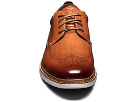 Stacy Adams Synergy Wingtip Oxford Men's Shoes Cognac Leather 25418-221 image 7