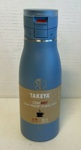 NEW Takeya 51286 Traveler 17oz BLUESTONE Insulated FlipLock Bottle stainless - £22.11 GBP