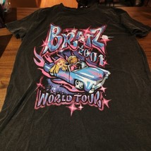 NEW BRATZ 2001 World Tour Dolls Kill Collab airbrush print T shirt size XXS - $19.60