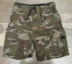 Ocean Current Shorts Casual Swim Trunks Green Camo Camouflage Boys Size 7X XL - £9.91 GBP