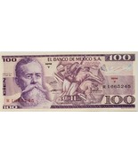 cEl Banco de Mexico S.A. 100 Pesos  uncirculated - $54.36 MXN
