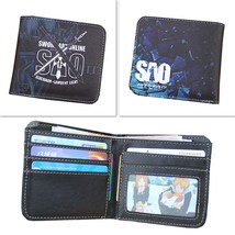 Anime Sword Art Online Bifold Short Wallet SAO Kirito Anime Purse - £47.89 GBP
