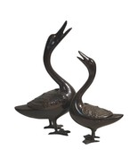Antique Japanese Bronze Goose Incense Burners SET OF 2 - $2,036.70 CAD