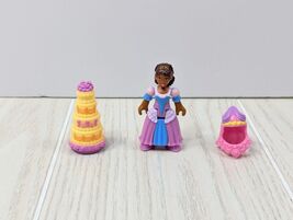 Fisher Price Precious Places Imaginext Figure Princess AA purple blue Dress - $14.84
